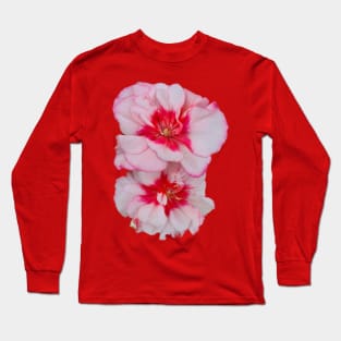 Two tone geranium flowers Long Sleeve T-Shirt